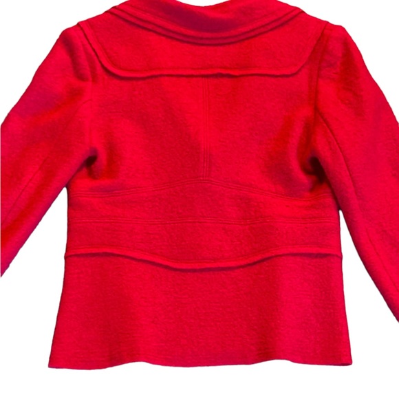 Stills Amsterdam hot pink felted wool structured cardigan sweate… - Picture 7 of 13